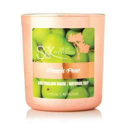 Natural Soy Candle- French Pear - Rose Gold Jar (LS)